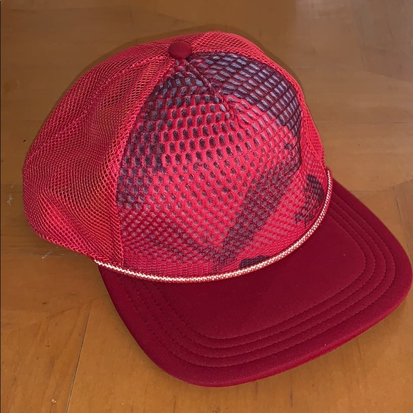 north face red hat